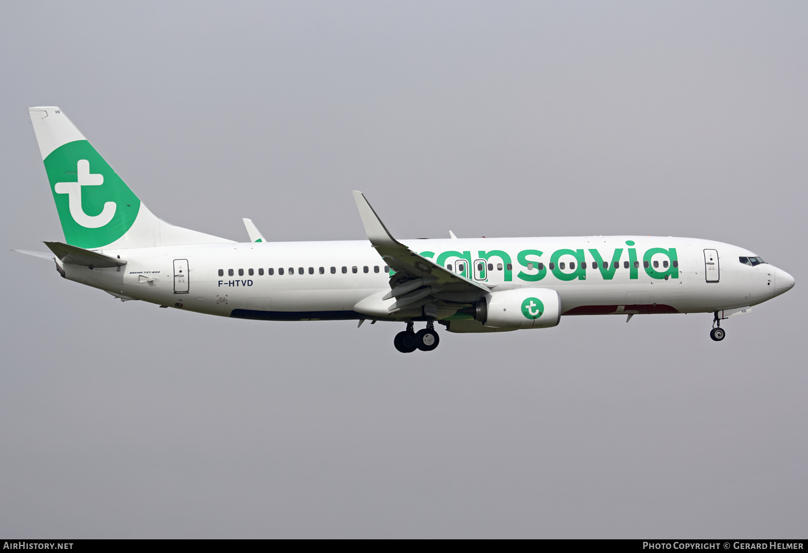 Aircraft Photo of F-HTVD | Boeing 737-800 | Transavia | AirHistory.net #68068