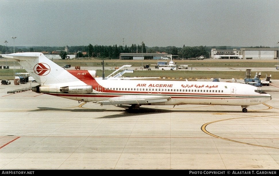 Aircraft Photo of 7T-VET | Boeing 727-2D6/Adv | Air Algérie | AirHistory.net #68073