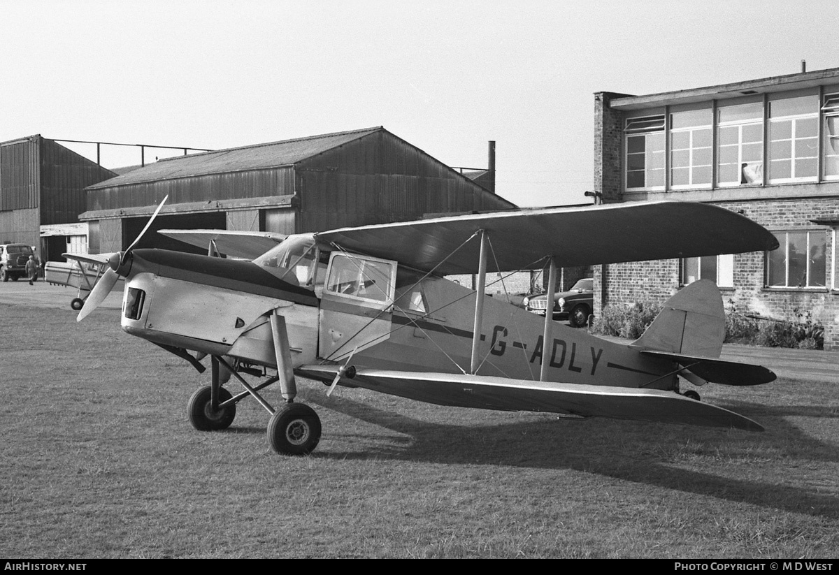 Aircraft Photo of G-ADLY | De Havilland D.H. 87B Hornet Moth | AirHistory.net #68075