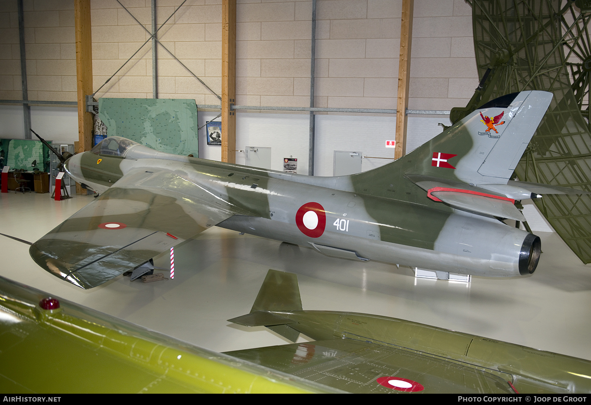 Aircraft Photo of 47-401 | Hawker Hunter F51 | Denmark - Air Force | AirHistory.net #68081