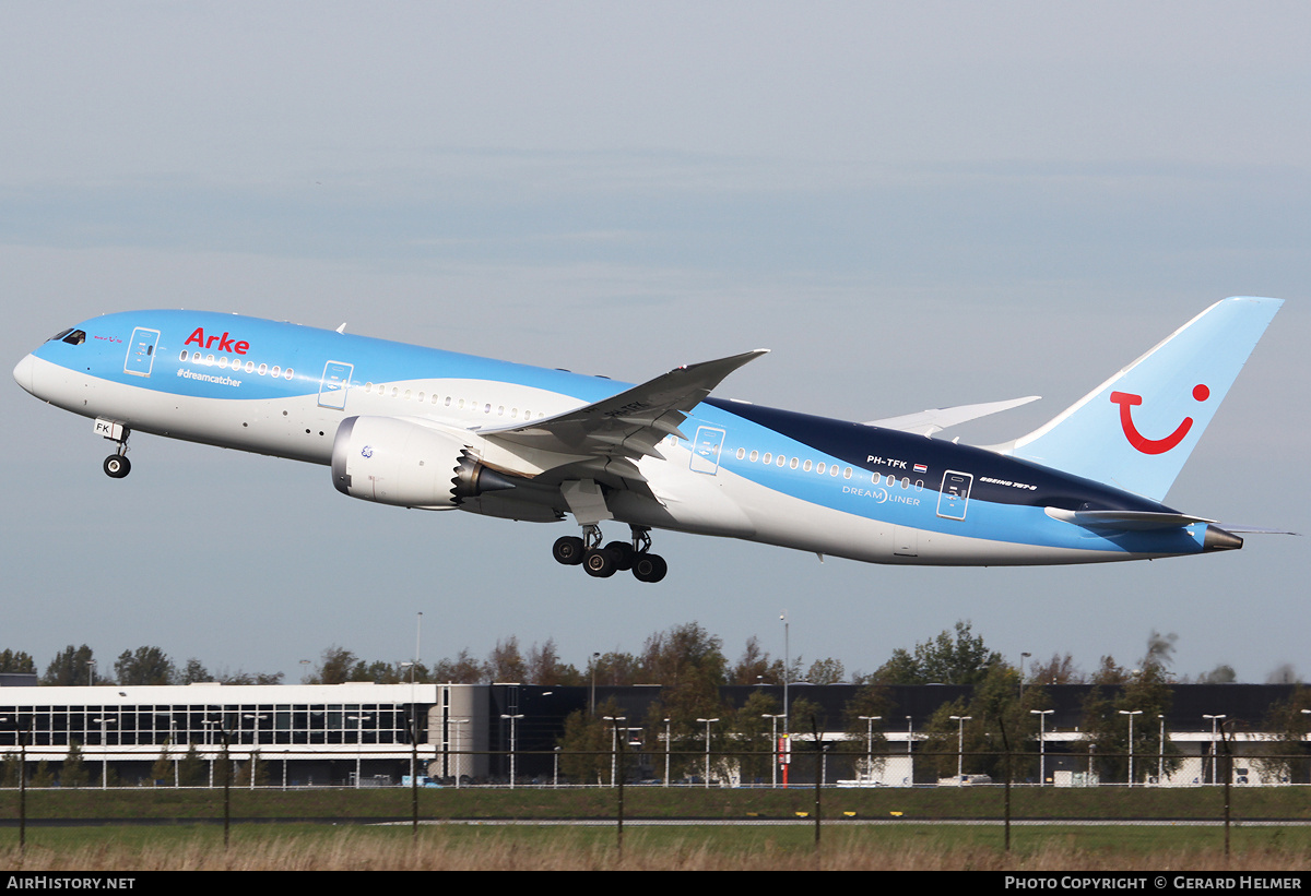 Aircraft Photo of PH-TFK | Boeing 787-8 Dreamliner | Arke | AirHistory.net #68085