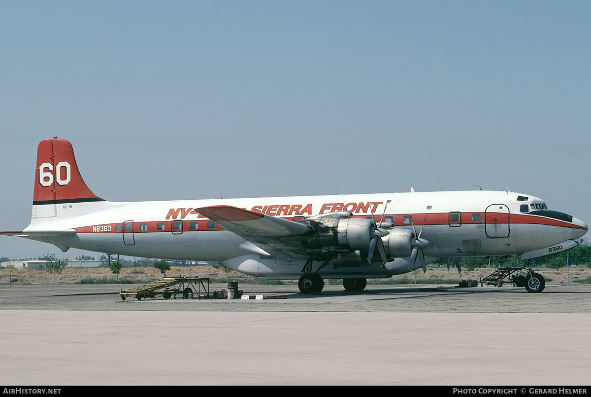 Aircraft Photo of N838D | Douglas DC-7B/AT | BLM - Bureau of Land Management | AirHistory.net #68105