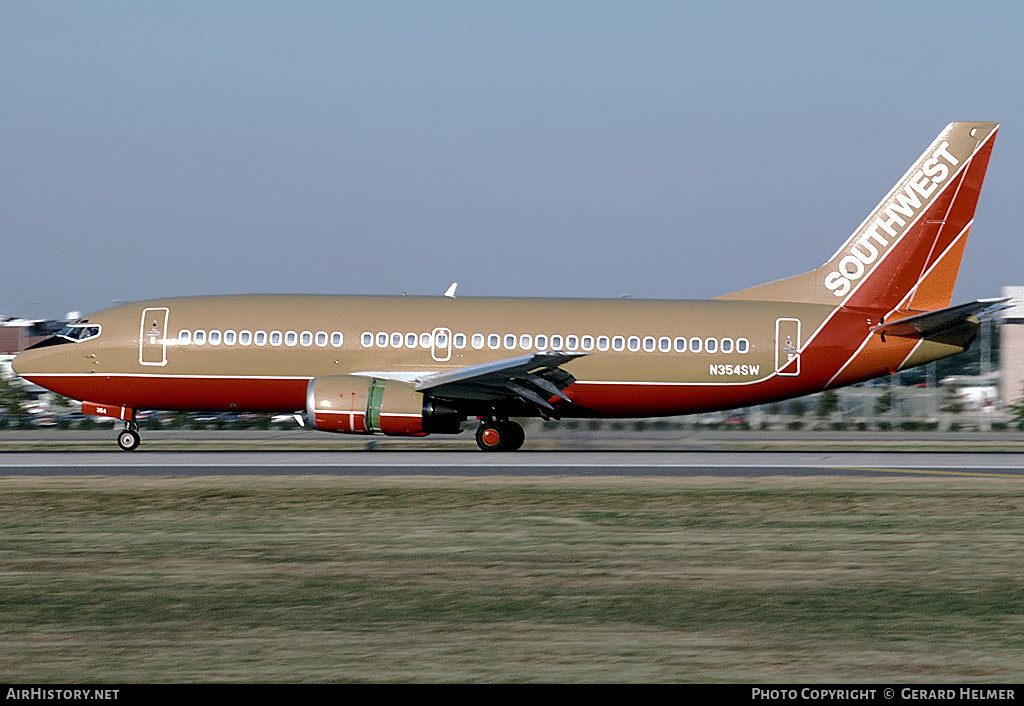 Aircraft Photo of N354SW | Boeing 737-3H4 | Southwest Airlines | AirHistory.net #68109
