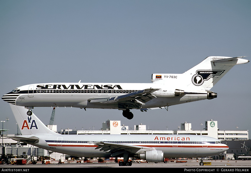 Aircraft Photo of YV-763C | Boeing 727-22 | Servivensa | AirHistory.net #68117