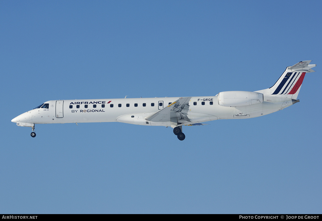 Aircraft Photo of F-GRGE | Embraer ERJ-145EU (EMB-145EU) | Air France | AirHistory.net #68127