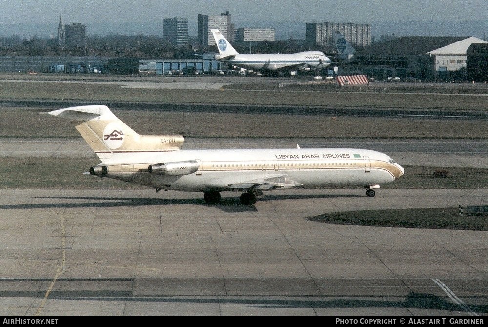 Aircraft Photo of 5A-DII | Boeing 727-2L5/Adv | Libyan Arab Airlines | AirHistory.net #68144