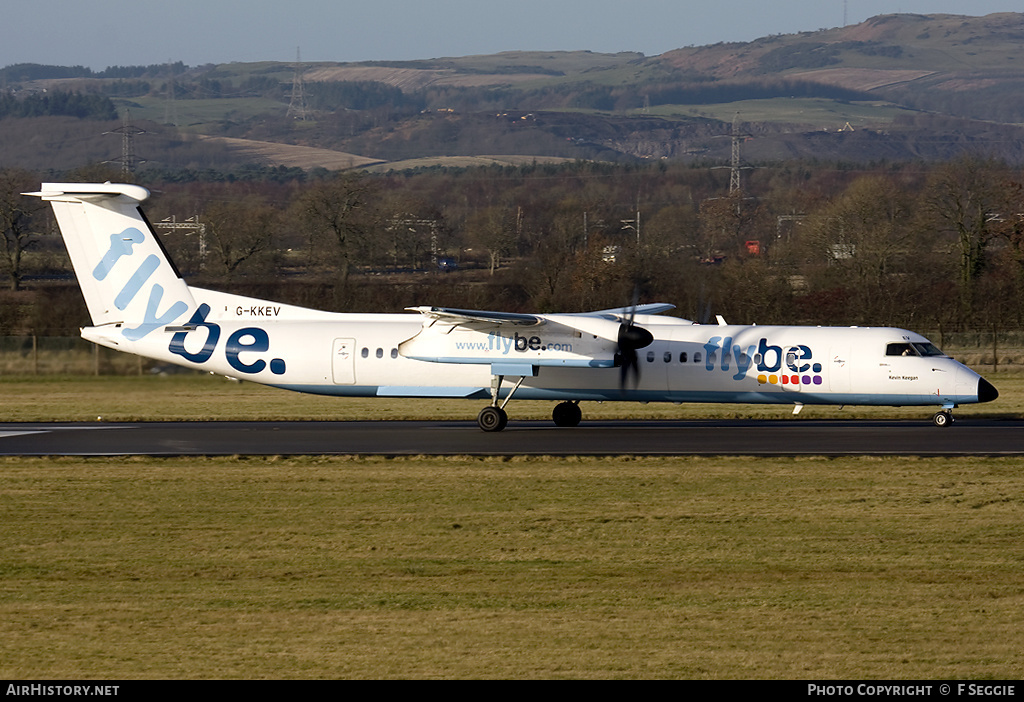 Aircraft Photo of G-KKEV | Bombardier DHC-8-402 Dash 8 | Flybe | AirHistory.net #68151