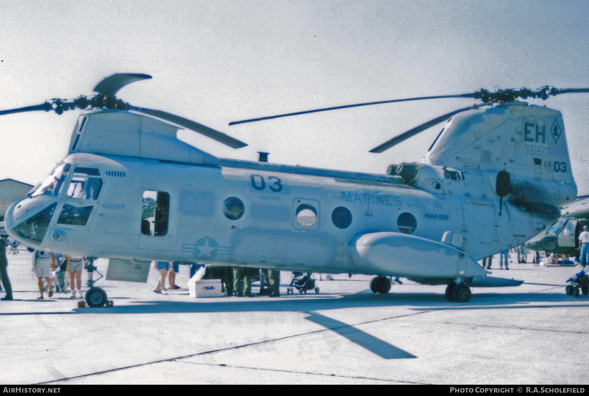 Aircraft Photo of 157660 | Boeing Vertol CH-46E Sea Knight | USA - Marines | AirHistory.net #68182