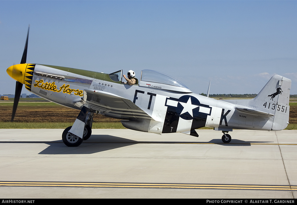 Aircraft Photo of N51PE / NL51PE / 413551 | North American P-51D Mustang | USA - Air Force | AirHistory.net #68201