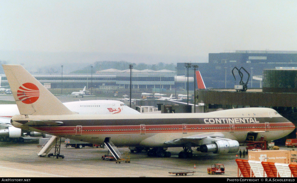 Aircraft Photo of N604PE | Boeing 747-243B | Continental Airlines | AirHistory.net #68206