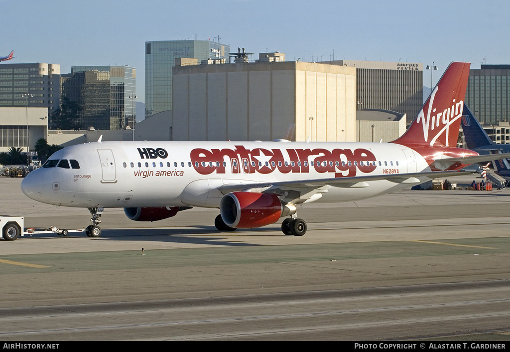 Aircraft Photo of N628VA | Airbus A320-214 | Virgin America | AirHistory.net #68223