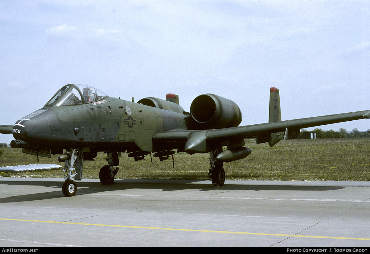 Aircraft Photo of 81-0960 / AF81-960 | Fairchild A-10A Thunderbolt II | USA - Air Force | AirHistory.net #68226