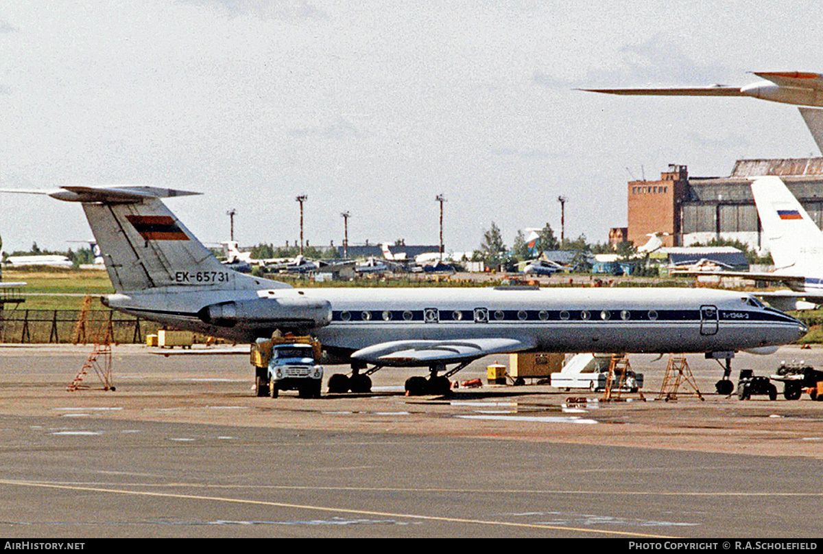 Aircraft Photo of EK-65731 | Tupolev Tu-134A-3 | Armenian Airlines | AirHistory.net #68233