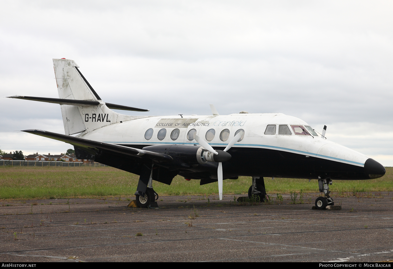 Aircraft Photo of G-RAVL | Handley Page HP-137 Jetstream 200 | Cranfield College of Aeronautics | AirHistory.net #68237