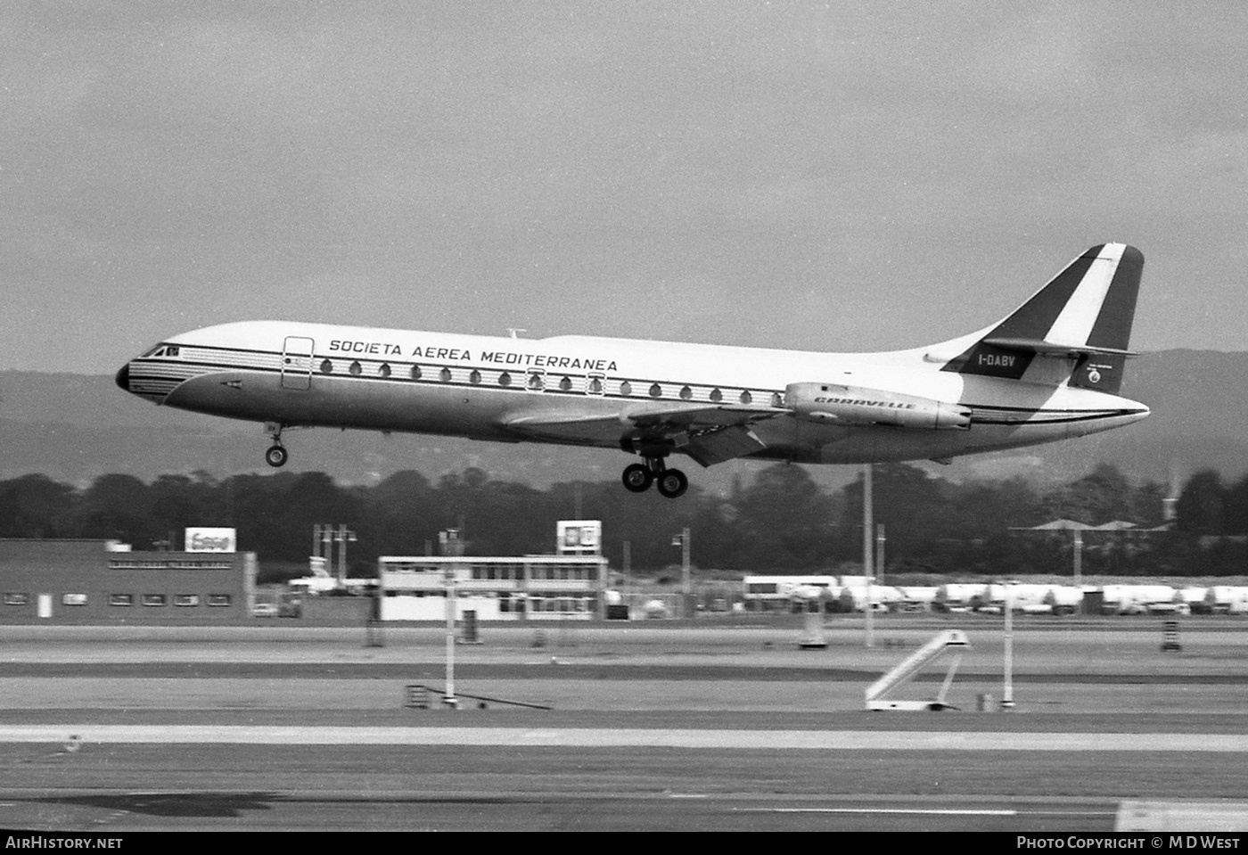 Aircraft Photo of I-DABV | Sud SE-210 Caravelle VI-N | Società Aerea Mediterranea - SAM | AirHistory.net #68263