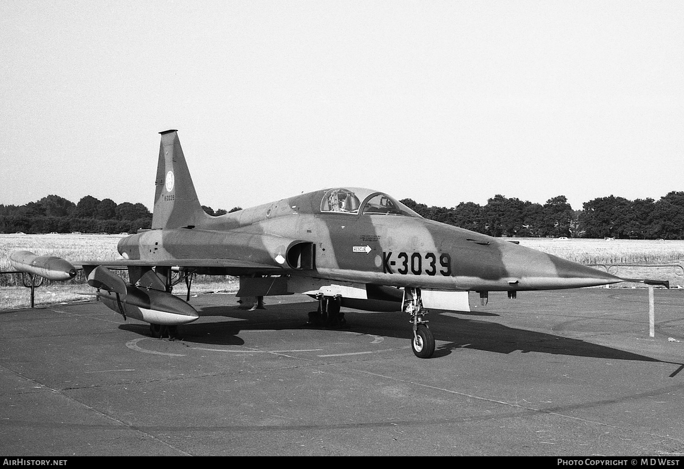 Aircraft Photo of K-3039 | Canadair NF-5A | Netherlands - Air Force | AirHistory.net #68269