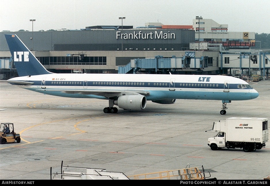 Aircraft Photo of EC-EFX | Boeing 757-2G5 | LTE International Airways | AirHistory.net #68278