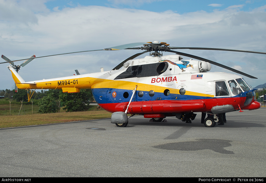Aircraft Photo of M994-01 | Mil Mi-17-1V | Malaysia - Fire Department | AirHistory.net #68282