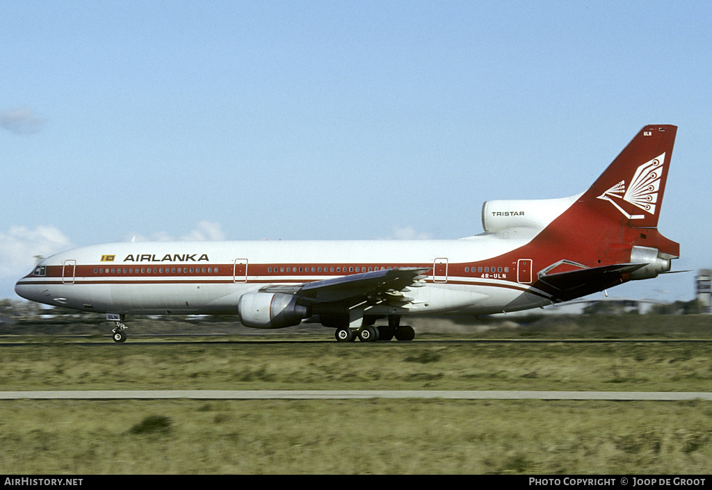 Aircraft Photo of 4R-ULN | Lockheed L-1011-385-1-15 TriStar 200 | AirLanka | AirHistory.net #68311