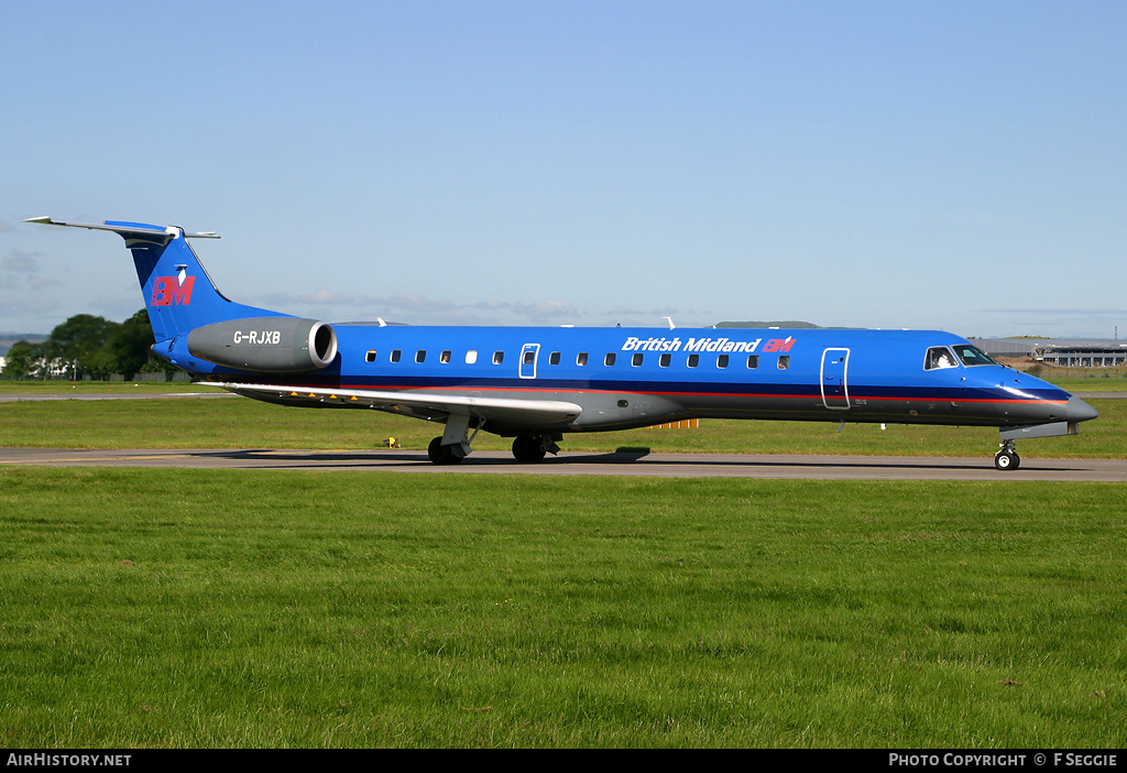 Aircraft Photo of G-RJXB | Embraer ERJ-145EP (EMB-145EP) | British Midland Airways - BMA | AirHistory.net #68321
