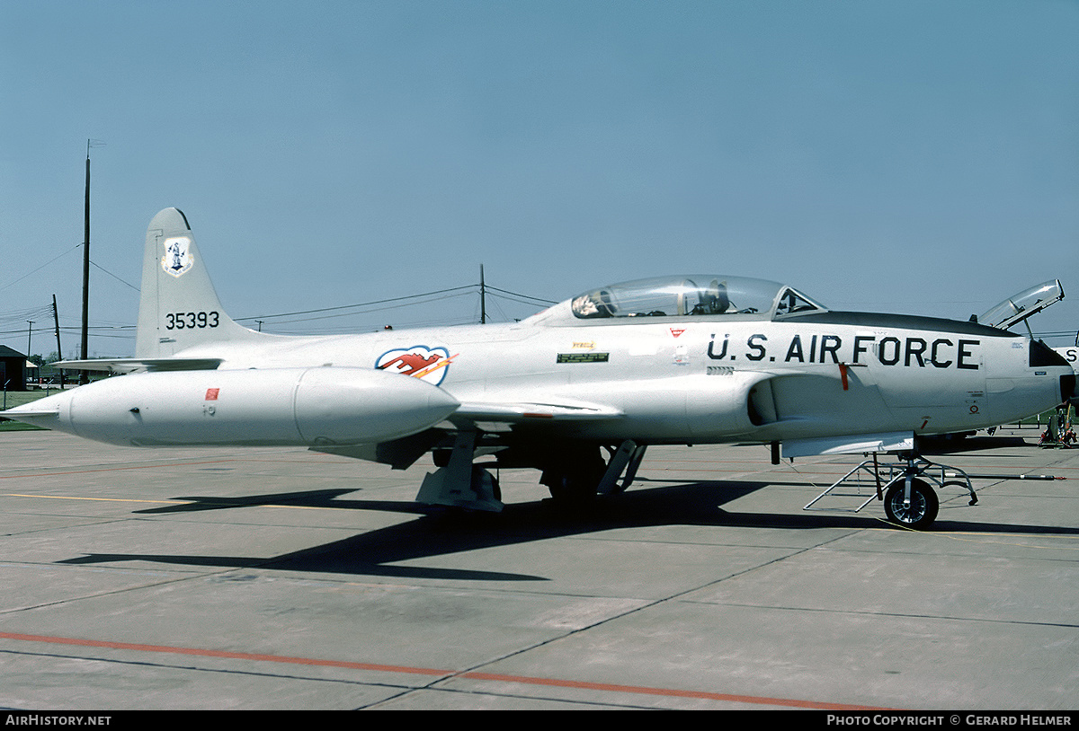 Aircraft Photo of 53-5393 / 35393 | Lockheed T-33A | USA - Air Force | AirHistory.net #68331