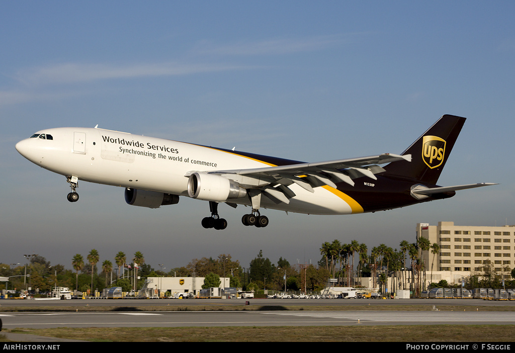 Aircraft Photo of N153UP | Airbus A300F4-622R | United Parcel Service - UPS | AirHistory.net #68338