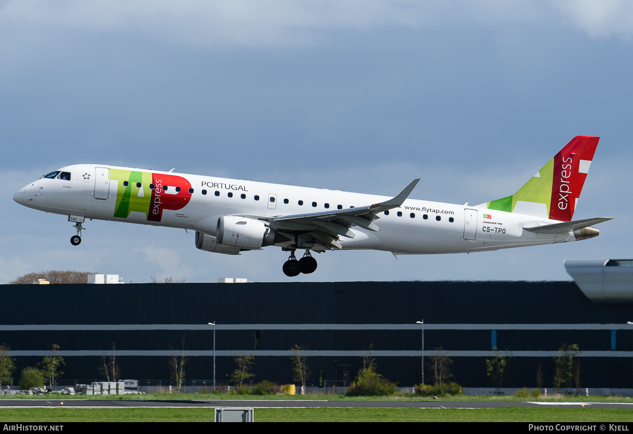 Aircraft Photo of CS-TPO | Embraer 190LR (ERJ-190-100LR) | TAP Portugal Express | AirHistory.net #68341