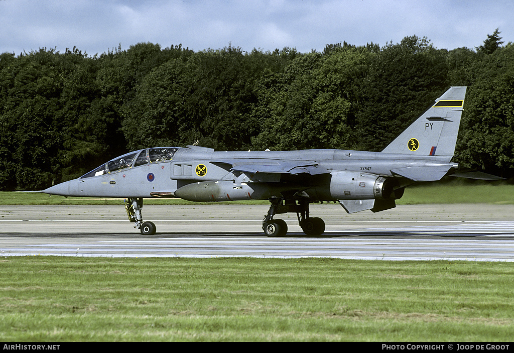 Aircraft Photo of XX847 | Sepecat Jaguar T4 | UK - Air Force | AirHistory.net #68351