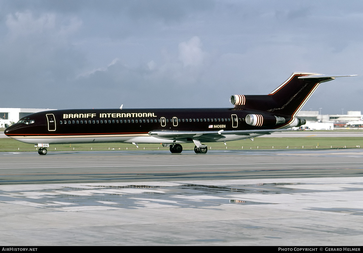 Aircraft Photo of N406BN | Boeing 727-291 | Braniff International Airlines | AirHistory.net #68363