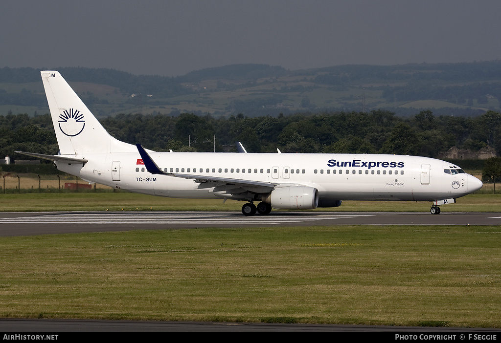 Aircraft Photo of TC-SUM | Boeing 737-85F | SunExpress | AirHistory.net #68365