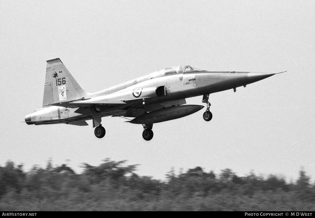 Aircraft Photo of 156 | Northrop F-5A Freedom Fighter | Norway - Air Force | AirHistory.net #68367