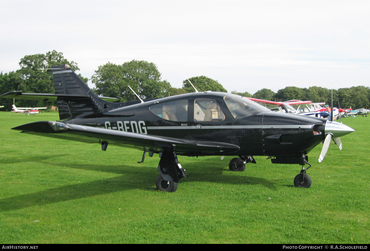 Aircraft Photo of G-BEDG | Rockwell Commander 112A | AirHistory.net #68382