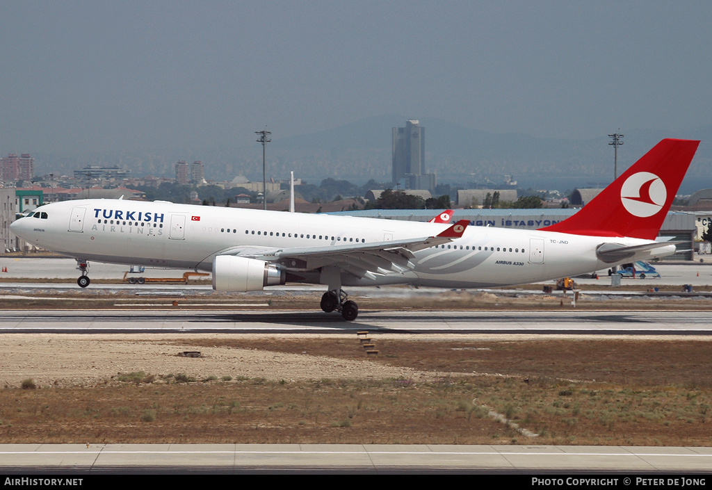 Aircraft Photo of TC-JND | Airbus A330-203 | Turkish Airlines | AirHistory.net #68398