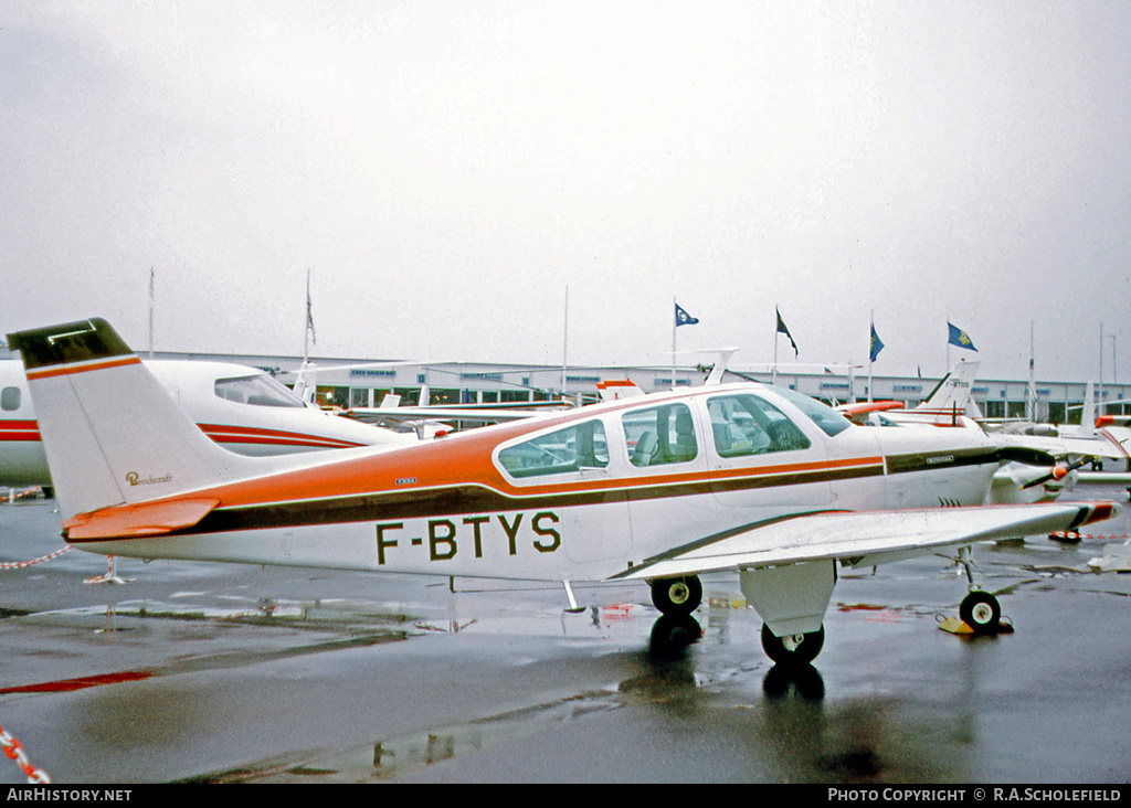Aircraft Photo of F-BTYS | Beech F33A Bonanza | AirHistory.net #68402