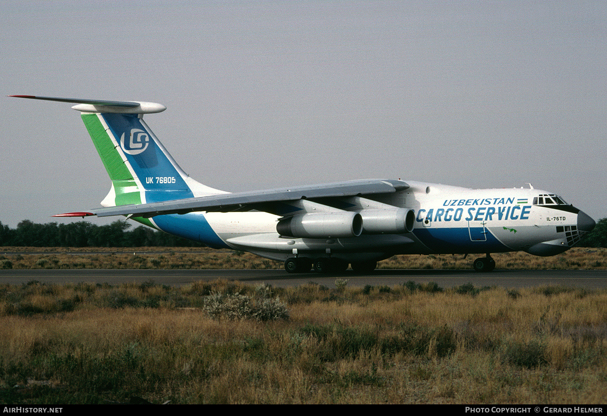 Aircraft Photo of UK-76805 | Ilyushin Il-76TD | Uzbekistan Intercargo Services | AirHistory.net #68408