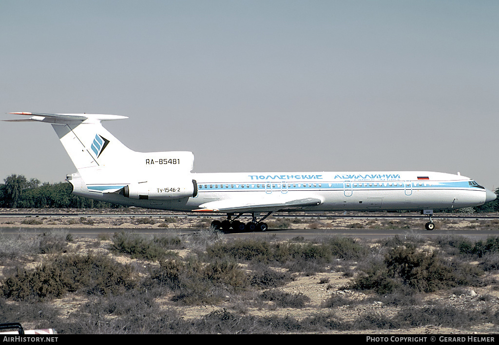 Aircraft Photo of RA-85481 | Tupolev Tu-154B-2 | Tyumen Airlines | AirHistory.net #68438