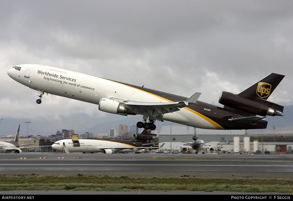 Aircraft Photo of N253UP | McDonnell Douglas MD-11/F | United Parcel Service - UPS | AirHistory.net #68449