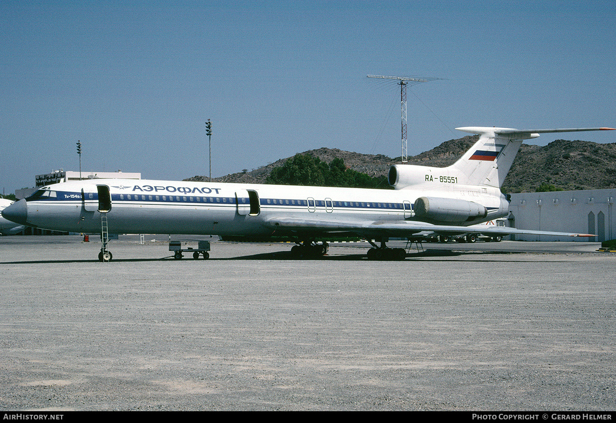 Aircraft Photo of RA-85551 | Tupolev Tu-154B-2 | Aeroflot | AirHistory.net #68453