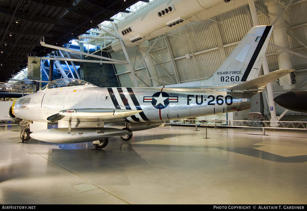 Aircraft Photo of 48-260 / 8260 | North American F-86A Sabre | USA - Air Force | AirHistory.net #68464