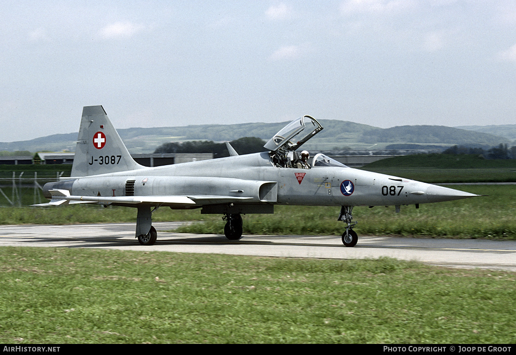 Aircraft Photo of J-3087 | Northrop F-5E Tiger II | Switzerland - Air Force | AirHistory.net #68474