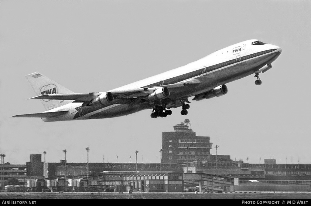 Aircraft Photo of N93117 | Boeing 747-131 | Trans World Airlines - TWA | AirHistory.net #68493