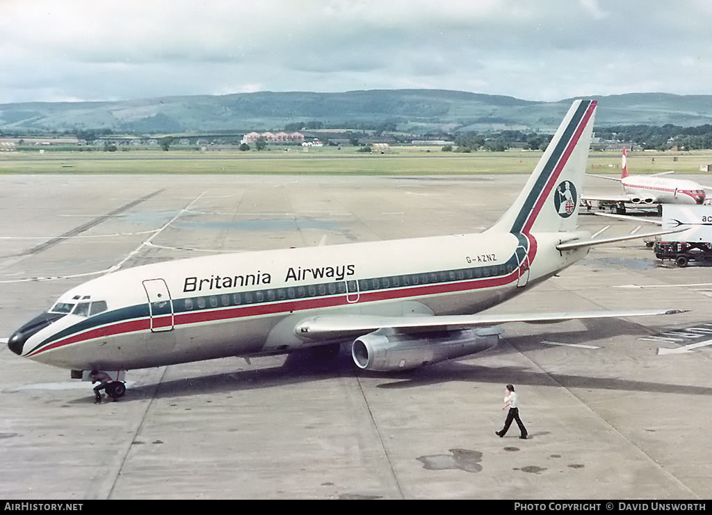 Aircraft Photo of G-AZNZ | Boeing 737-222 | Britannia Airways | AirHistory.net #68500