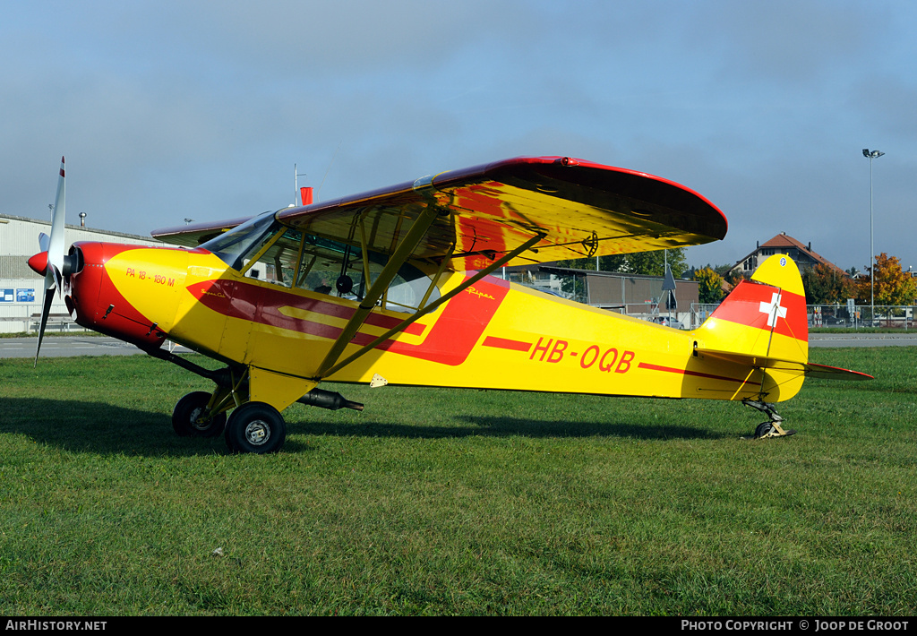 Aircraft Photo of HB-OQB | Piper PA-18-150/180M Super Cub | AirHistory.net #68519