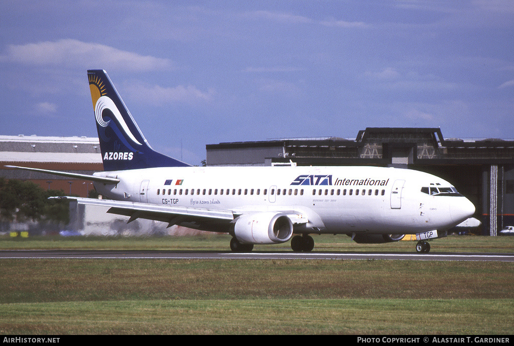 Aircraft Photo of CS-TGP | Boeing 737-3Q8 | SATA Internacional | AirHistory.net #68532