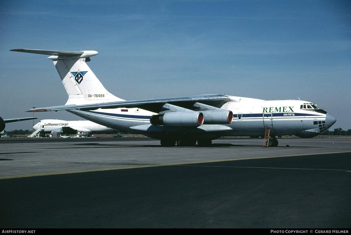 Aircraft Photo of RA-76494 | Ilyushin Il-76TD | Remex - Remont Exploitation | AirHistory.net #68534