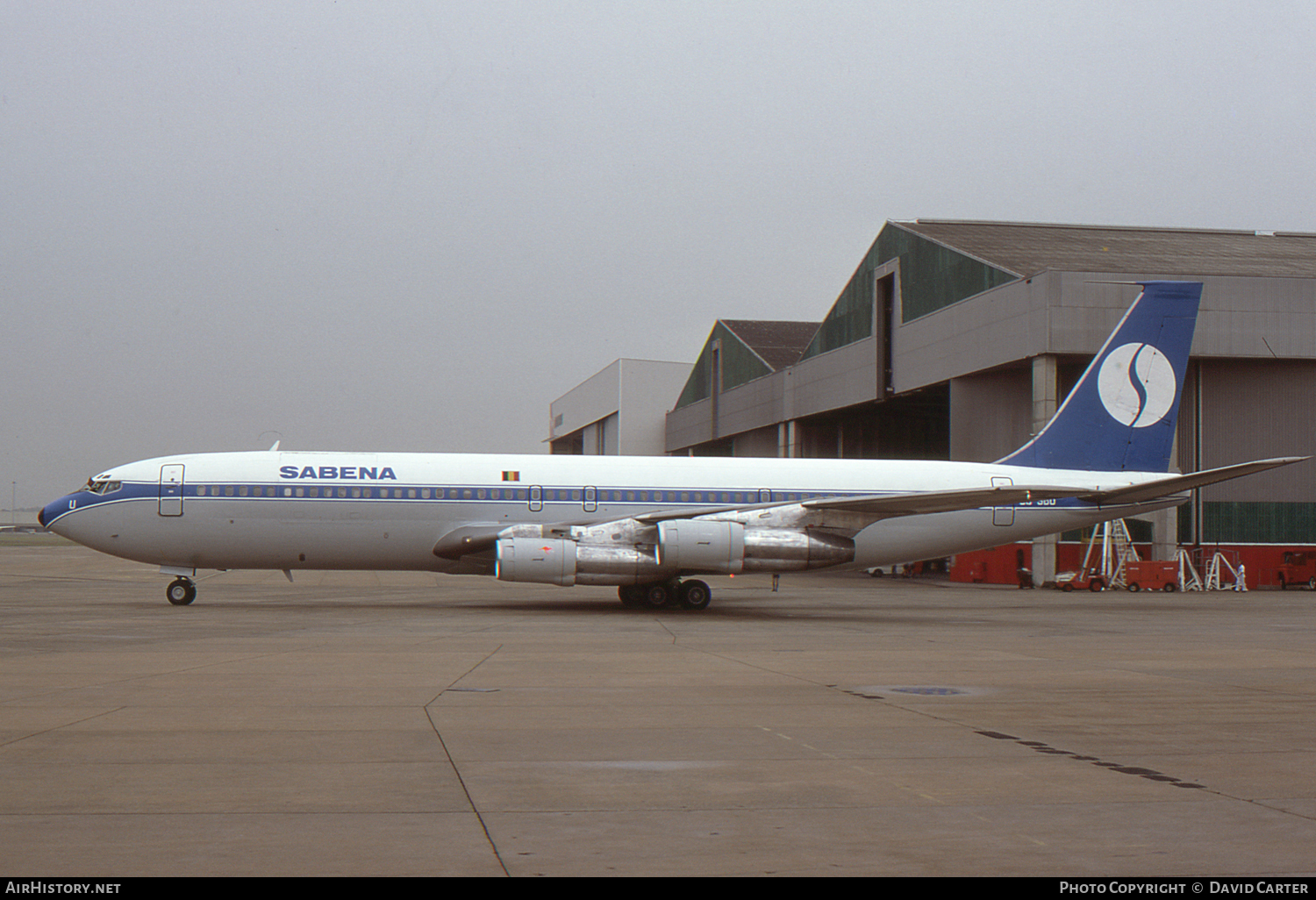 Aircraft Photo of OO-SBU | Boeing 707-373C | Sabena | AirHistory.net #68539
