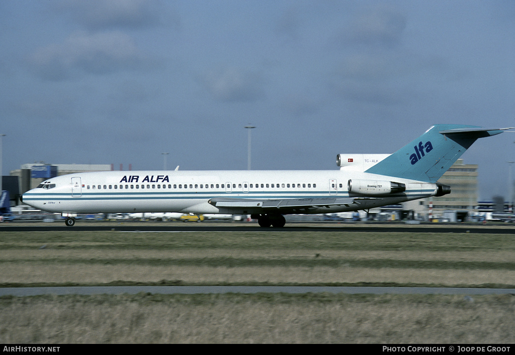 Aircraft Photo of TC-ALK | Boeing 727-230 | Air Alfa | AirHistory.net #68546
