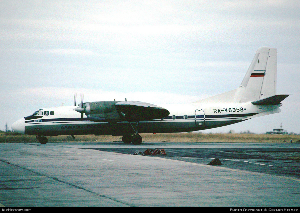 Aircraft Photo of RA-46358 | Antonov An-24B | Almazi Rosii Sakha | AirHistory.net #68590