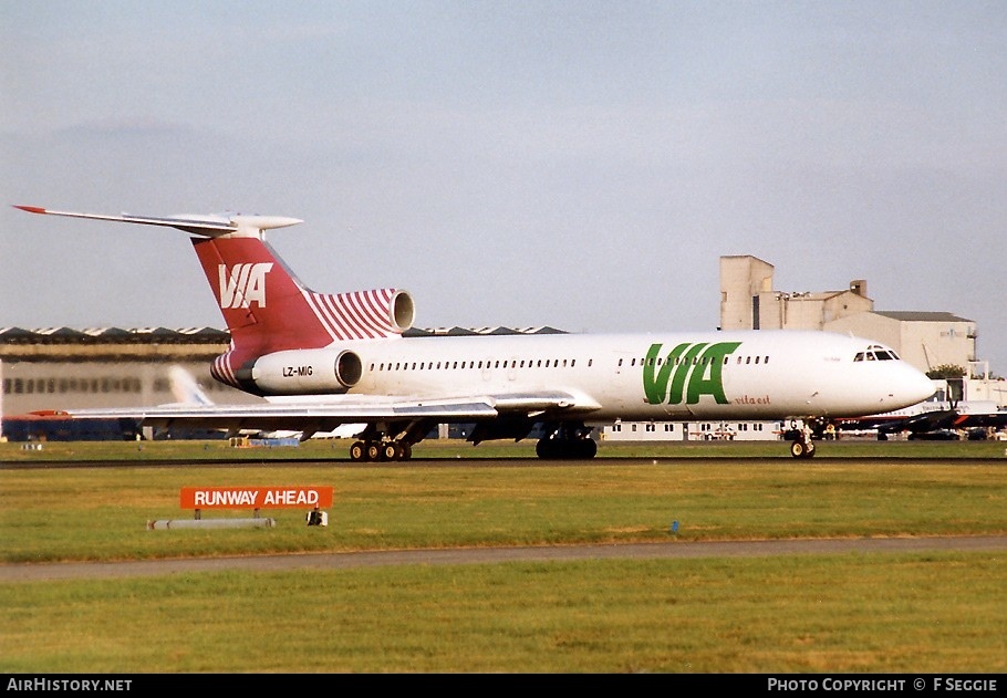 Aircraft Photo of LZ-MIG | Tupolev Tu-154M | VIA - Air VIA Bulgarian Airways | AirHistory.net #68592