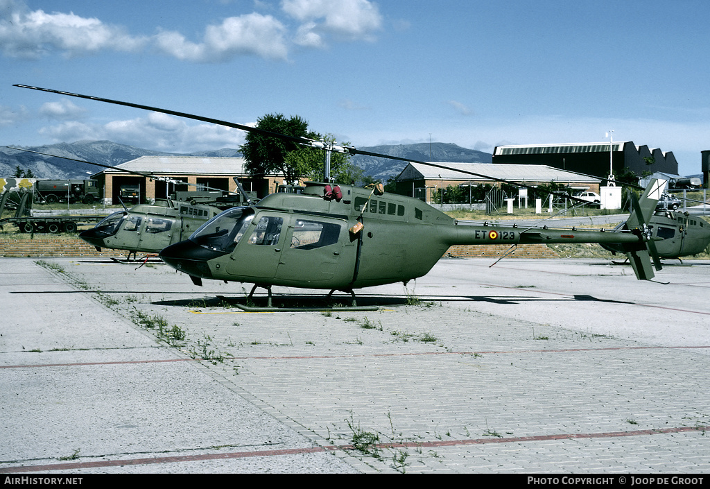 Aircraft Photo of HR12B-14 | Bell OH-58B Kiowa (206A-1) | Spain - Army | AirHistory.net #68593